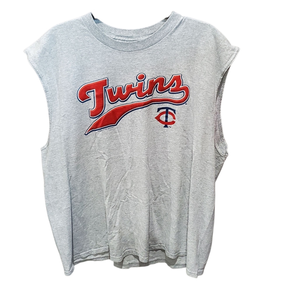 Delta Pro Weight Minnesota TWINS Baseball Sleeveless T-shirt MUSCLE  2XL